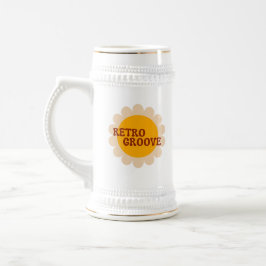 Caneca De Cerveja Retro Groove