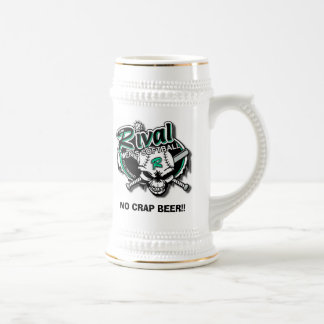 Caneca de cerveja rival do softball da equipe