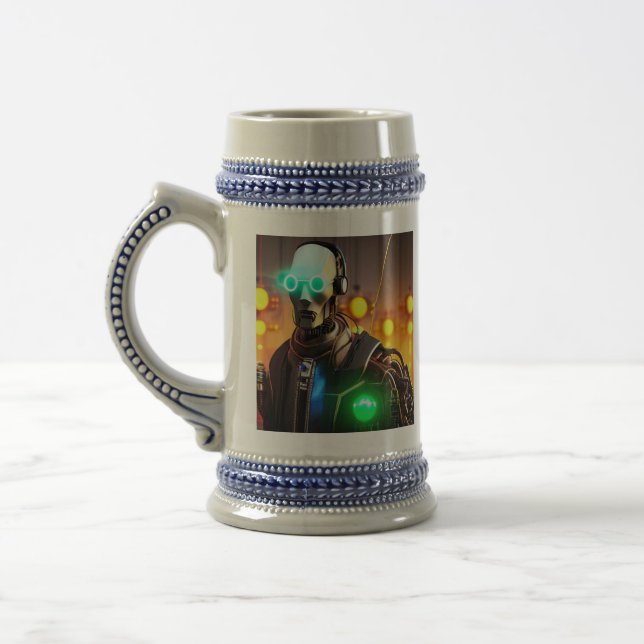 Caneca de cerveja Robot 2 (Esquerda)