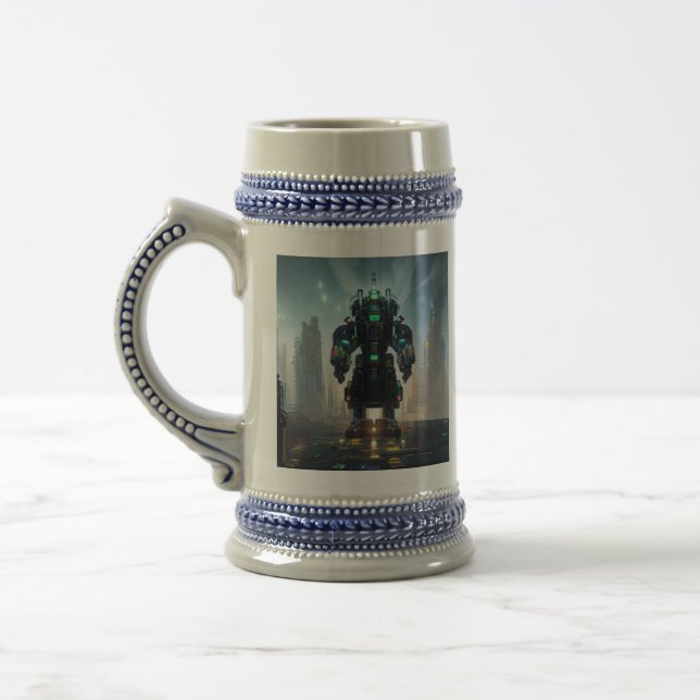 Caneca de cerveja Robot 4 (Esquerda)