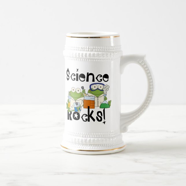 Caneca De Cerveja Rochas da ciência dos sapos (Direita)