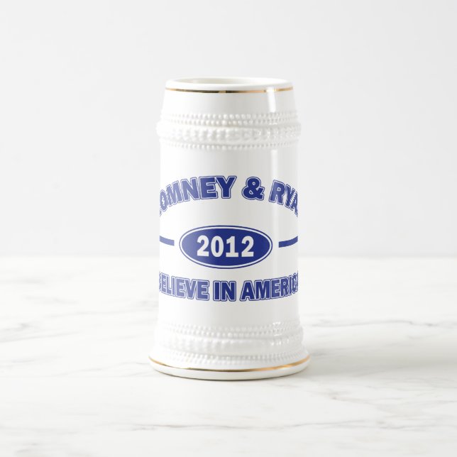 Caneca De Cerveja Romney e Ryan Acreditam (Centro)