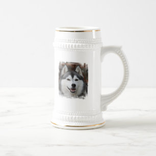 Caneca de cerveja ronca da cerveja do cão