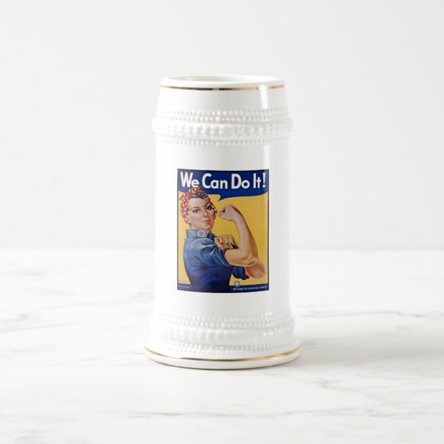 Caneca De Cerveja Rosie a Rebitadeira: Mulheres Fortes e Empoderamen (Centro)
