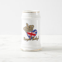 Royal Baby UK Heart Flag