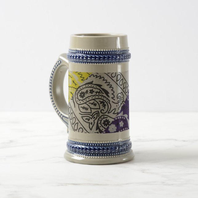 Caneca De Cerveja “Royal Palace Print” (Frente Esquerda)