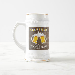 Caneca De Cerveja Rústicos Saúde e Cervejas a 20 anos