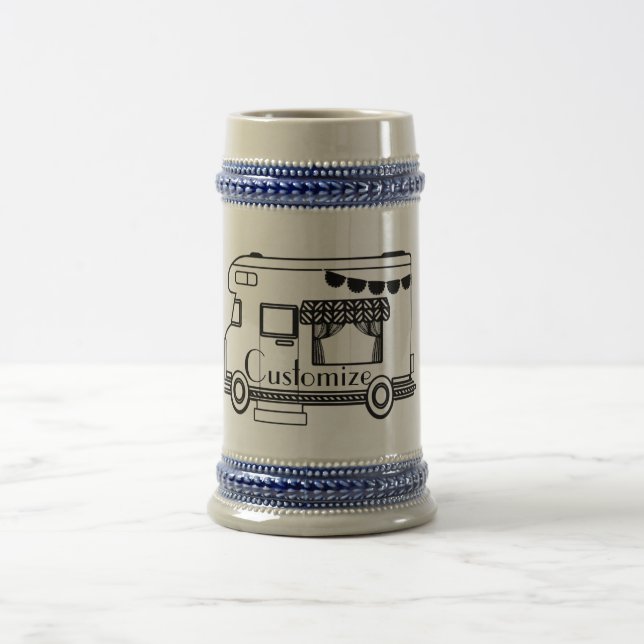 Caneca De Cerveja RV Camper Caravan Thunder_Cove (Centro)