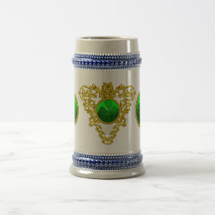 CANECA DE CERVEJA SAINT PATRICK'S CELTIC HEART