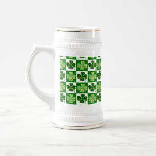 Caneca De Cerveja Santo de trevas verdes de quatro folhas de Slipper