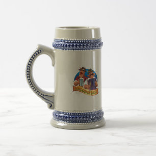 Caneca De Cerveja Saudações da Oktoberfest, Sem Trabalho Durante o C
