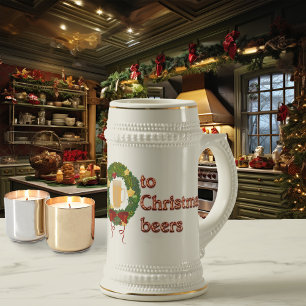 Caneca De Cerveja Saúde às Beers de Natal