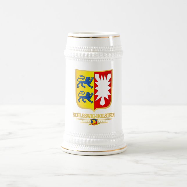Caneca De Cerveja Schleswig-Holstein COA (Centro)