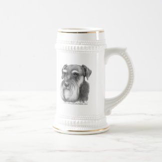Caneca De Cerveja Schnauzer