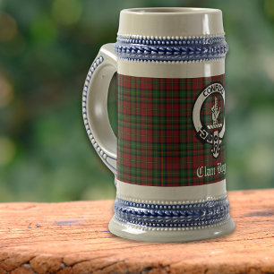 Caneca De Cerveja Scottish Clan Boyd Crest Crachá & Tartan