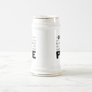Caneca De Cerveja Se Deus Quisesse Magro Não Inventaria Torta