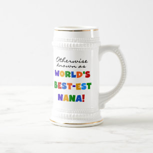 Caneca De Cerveja Se não sabido como o camiseta do Melhor-est Nana