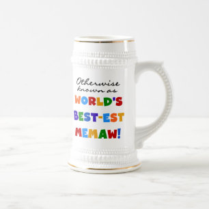 Caneca De Cerveja Se não sabido como o Melhor-est Memaw do mundo