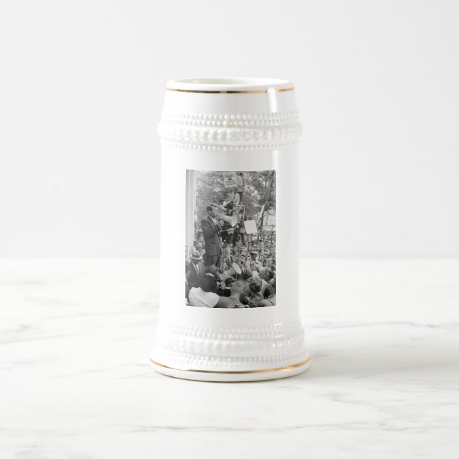 Caneca De Cerveja Sen. Robert Kennedy Campaigning para Presidente do (Centro)
