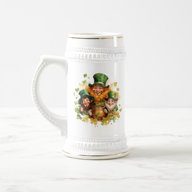 Caneca De Cerveja Sentir sorte | Leprechauns | Ruas, Patrick (Esquerda)