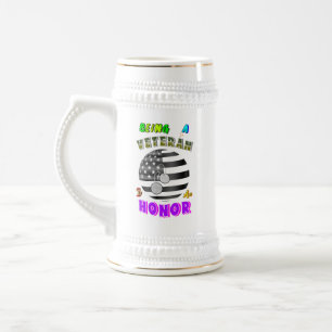 Caneca De Cerveja Ser Veterano É Uma Honra