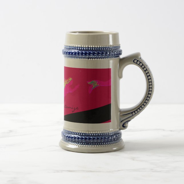 Caneca De Cerveja sereias cor-de-rosa (Direita)