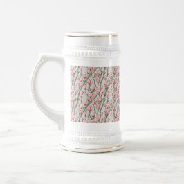 Caneca De Cerveja Serenidade da Fileira Rosa