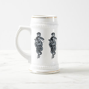 Caneca De Cerveja Serpente de Três Cabeças Obra-Prima
