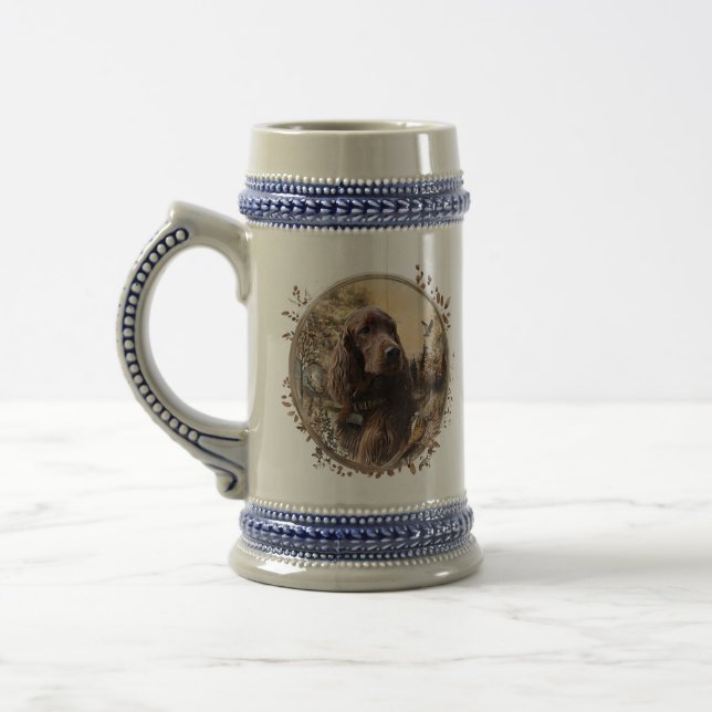 Caneca De Cerveja Setter Irlandês (Esquerda)