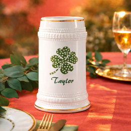 Caneca De Cerveja Shamrock Four Folaf Clover