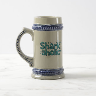 Caneca De Cerveja Shark Aholic