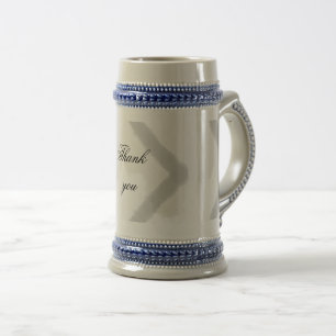 Caneca De Cerveja Simples obrigado elegante seu elegante personaliza