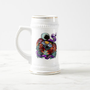 Caneca De Cerveja sinal zodiótico do cancer