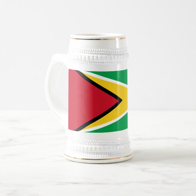 Caneca De Cerveja Sinalizador da Guiana (Frente Esquerda)
