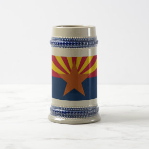 Caneca De Cerveja Sinalizador do Estado da arizona
