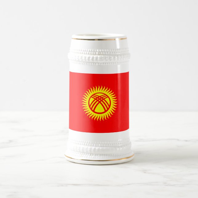 Caneca De Cerveja Sinalizador do Quirguistão (Centro)