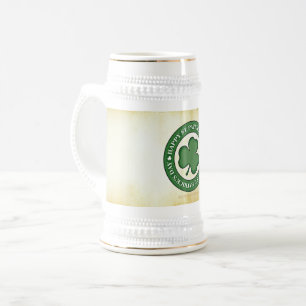 Caneca De Cerveja SlipperyJoe comemorando a Iris do Dia de São Patrí