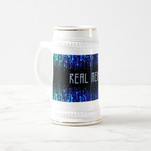Caneca De Cerveja SlipperyJoe's homens de verdade choram lágrimas em