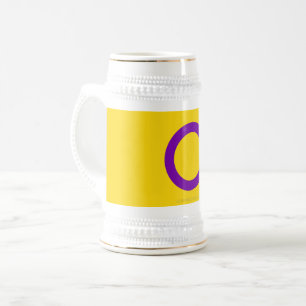 Caneca De Cerveja SlipperyJoe's Intersex Pride Flag gay presentes LG