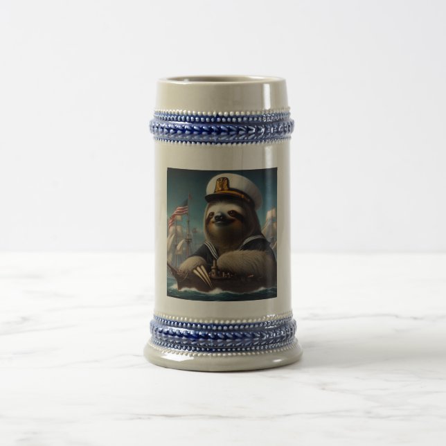 Caneca De Cerveja Sloth Sailor (Centro)