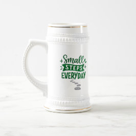 Caneca De Cerveja Small Steps Everyday Inspirational Mug