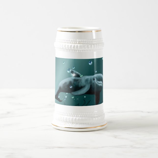 Caneca De Cerveja Sonho de golfinho (Centro)