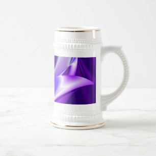 Caneca De Cerveja Sonho Roxo, Abstrato Fantasy Arte Arco-Íris