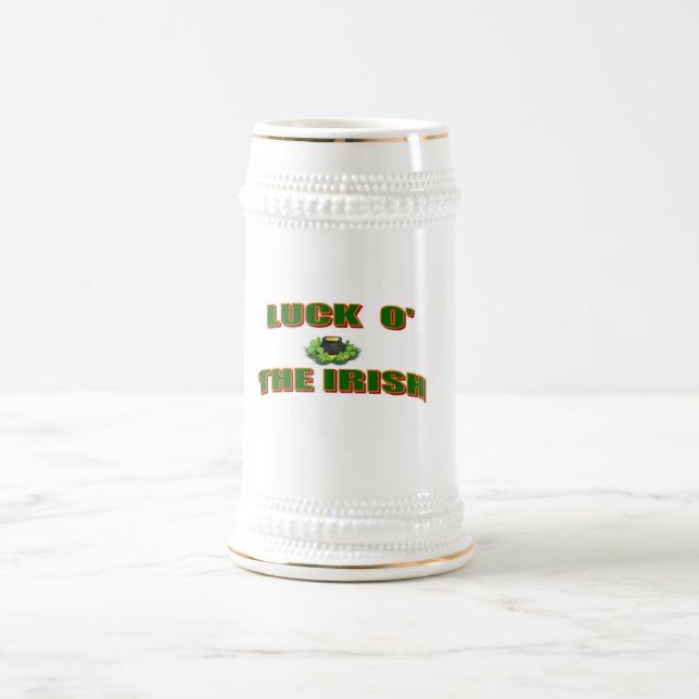 Caneca de Cerveja Sorte dos Irlandeses - Presente  (Centro)