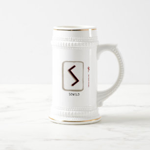 Caneca de cerveja Sowilo RuneStone