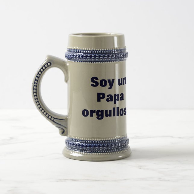 Caneca De Cerveja Soy Un Papa Orgulloso (Esquerda)