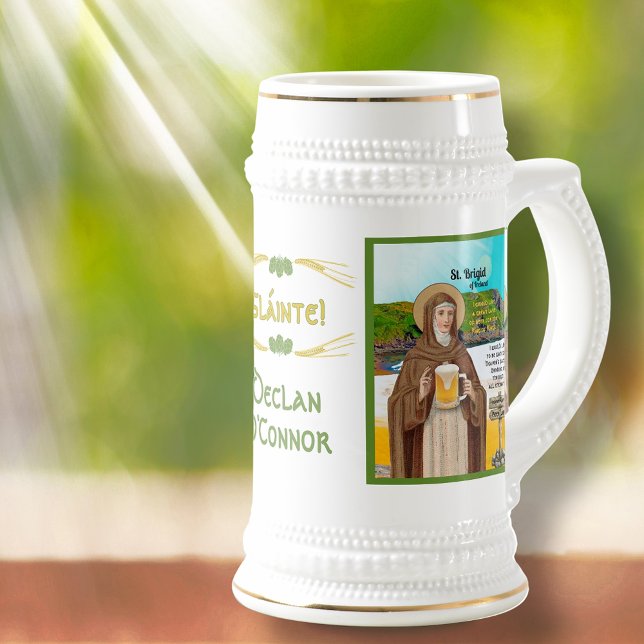 Caneca De Cerveja St. Brigid of Ireland and Her Lake of Beer (Criador carregado)