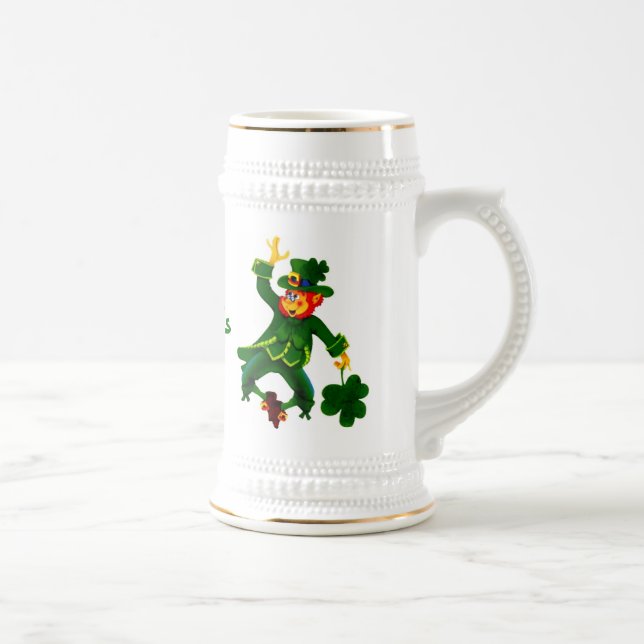 Caneca De Cerveja St Patrick feliz (Direita)