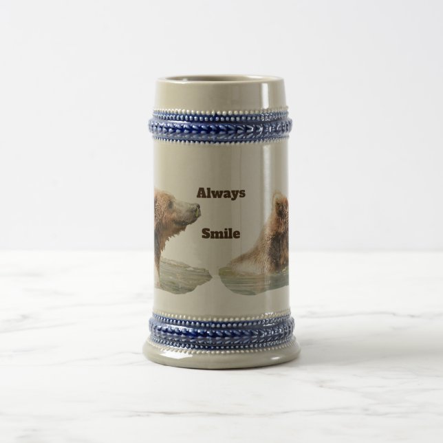 Caneca De Cerveja Stien com urso pardo (Centro)