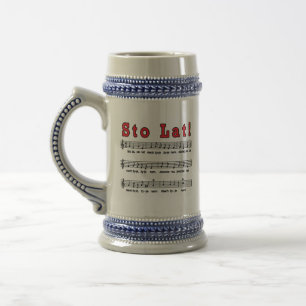 Caneca De Cerveja Sto Lat! Música